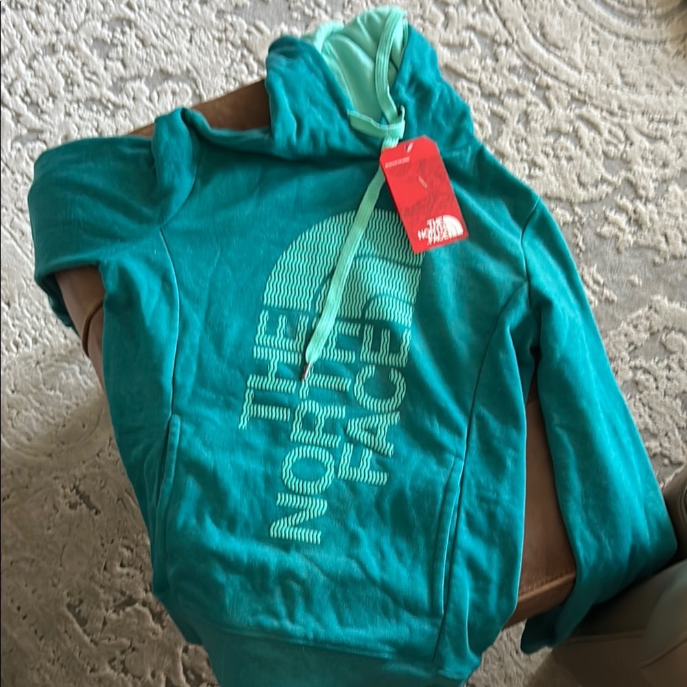 The North Face Teal Hoodie NWT